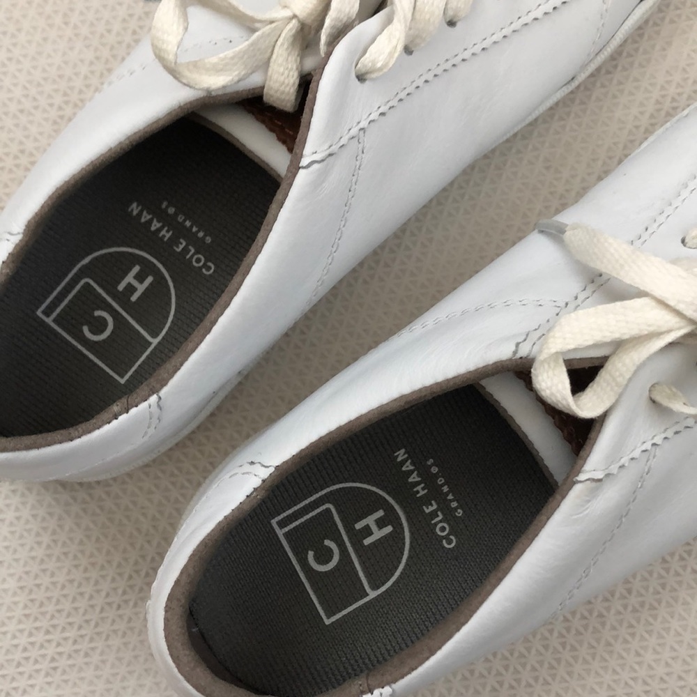 Cole Haan Mindi Lace Up in white - Picture 12 of 14